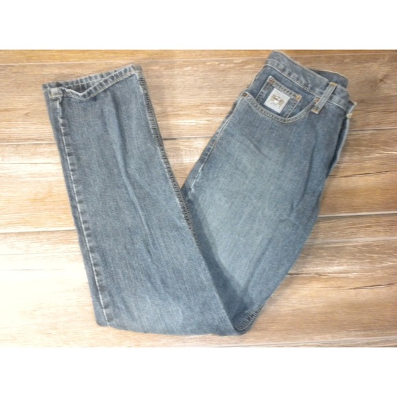 Cinch Other - Cinch Jeans Mens 30x34 Blue Denim Silver Label Slim Straight Cowboy Western